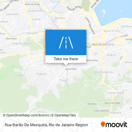 Mapa Rua Barão De Mesquita