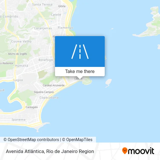 Avenida Atlântica map