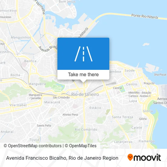 Avenida Francisco Bicalho map