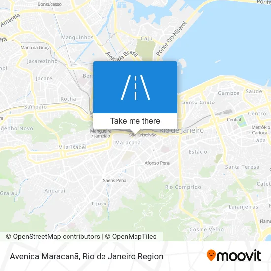 Avenida Maracanã map