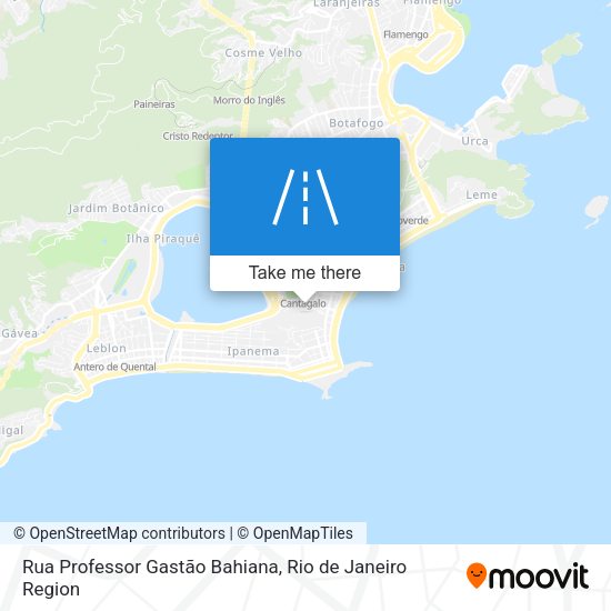 Rua Professor Gastão Bahiana map