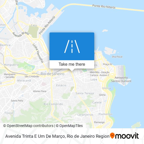 Mapa Avenida Trinta E Um De Março