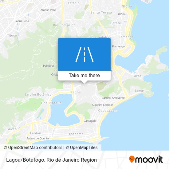 Lagoa/Botafogo map