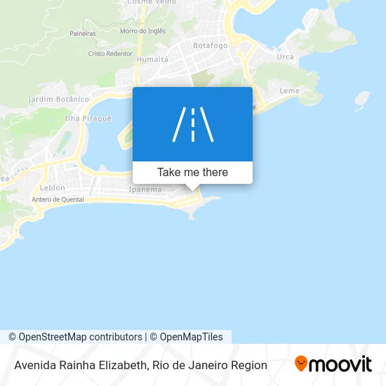 Avenida Rainha Elizabeth map