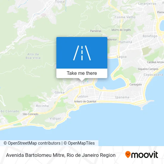 Avenida Bartolomeu Mitre map