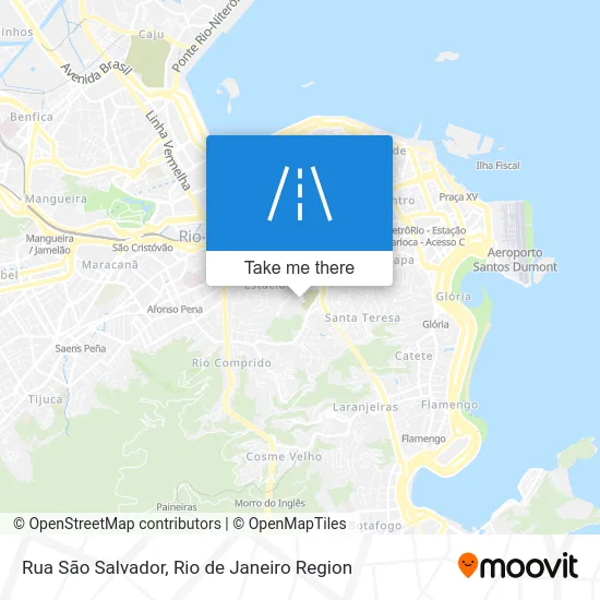 Rua São Salvador map