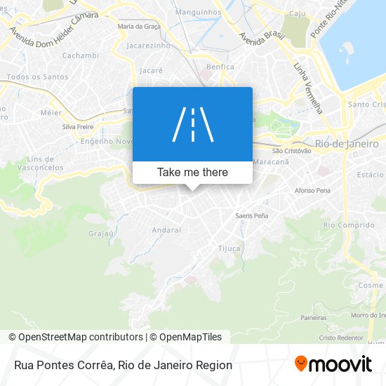 Mapa Rua Pontes Corrêa