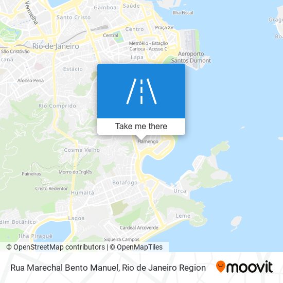 Mapa Rua Marechal Bento Manuel