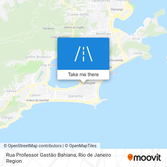 Rua Professor Gastão Bahiana map
