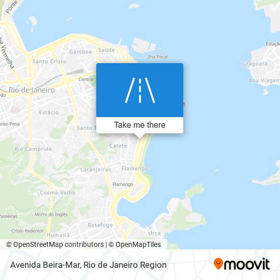 Mapa Avenida Beira-Mar