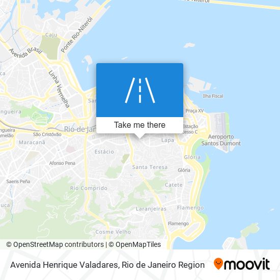 Mapa Avenida Henrique Valadares