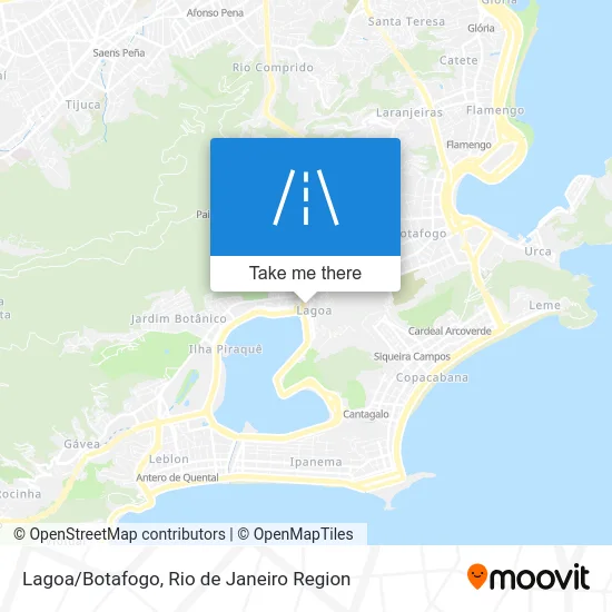 Lagoa/Botafogo map