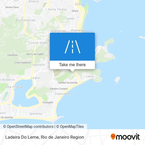 Ladeira Do Leme map
