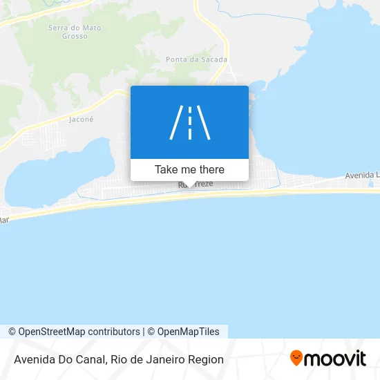Avenida Do Canal map