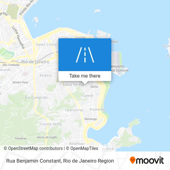 Rua Benjamin Constant map