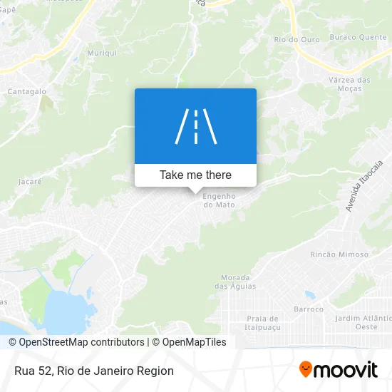 Rua 52 map