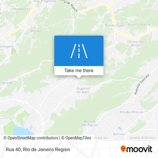 Rua 40 map