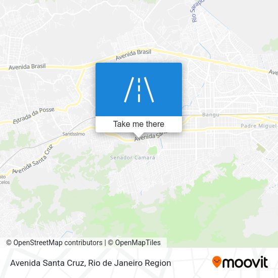 Avenida Santa Cruz map