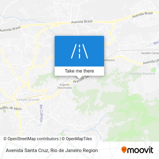 Avenida Santa Cruz map