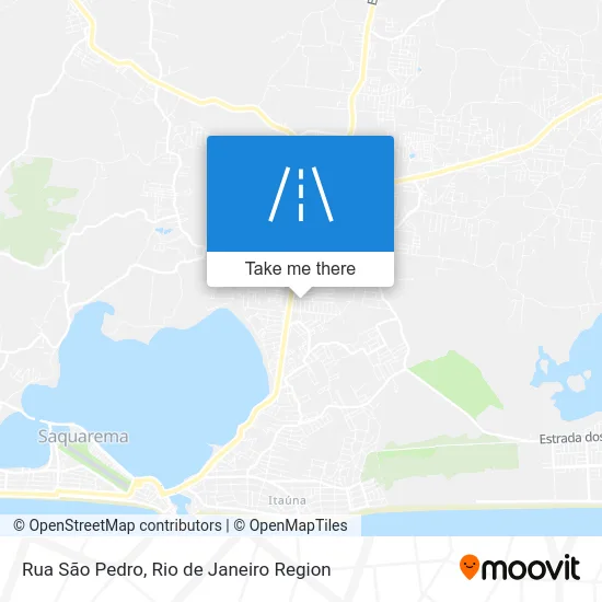 Rua São Pedro map
