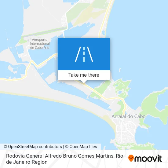 Rodovia General Alfredo Bruno Gomes Martins map