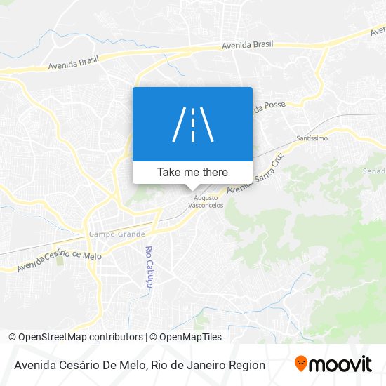Avenida Cesário De Melo map