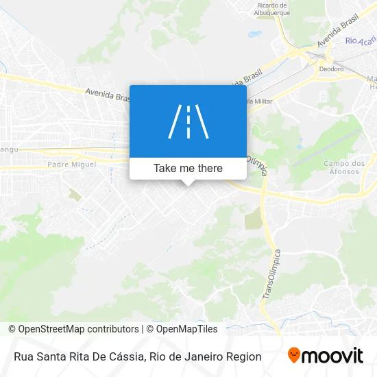 Rua Santa Rita De Cássia map