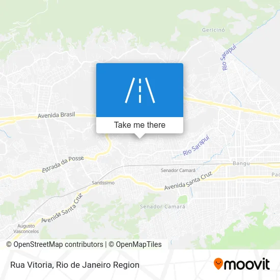 Rua Vitoria map