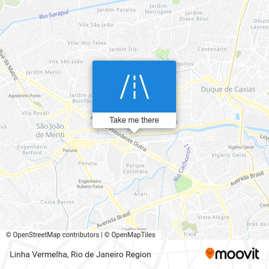 Linha Vermelha map