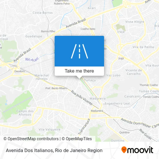 Avenida Dos Italianos map