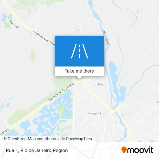 Rua 1 map