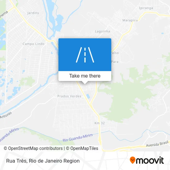Rua Três map