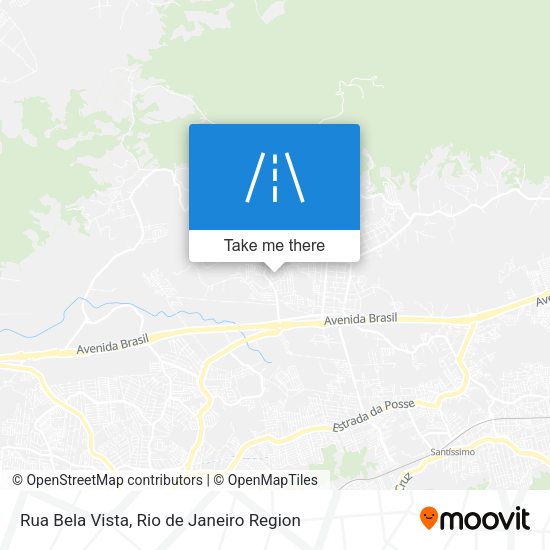 Rua Bela Vista map
