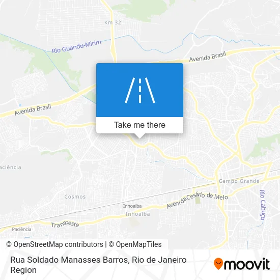 Rua Soldado Manasses Barros map