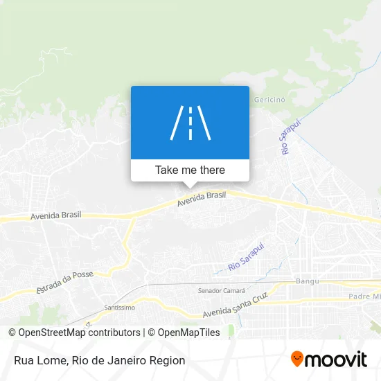 Rua Lome map