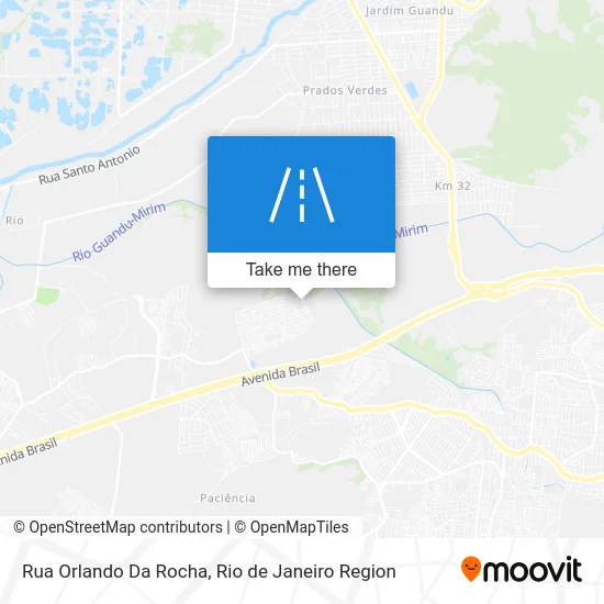 Rua Orlando Da Rocha map