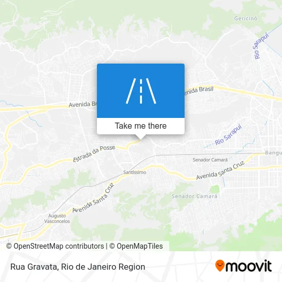 Rua Gravata map