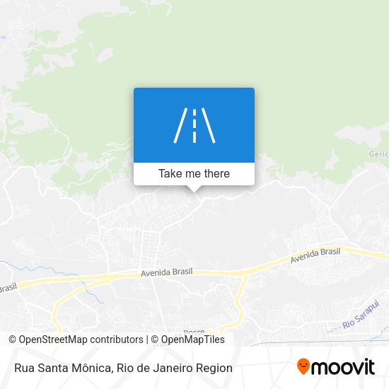 Rua Santa Mônica map
