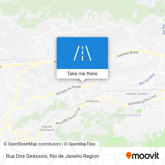 Rua Dos Girassois map
