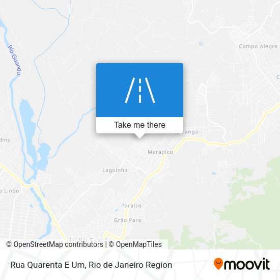 Rua Quarenta E Um map