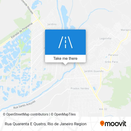 Rua Quarenta E Quatro map