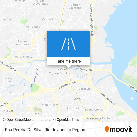 Rua Pereira Da Silva map