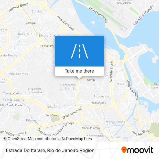 Estrada Do Itararé map