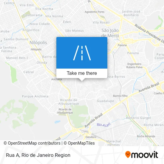 Rua A map
