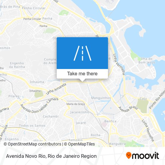 Mapa Avenida Novo Rio