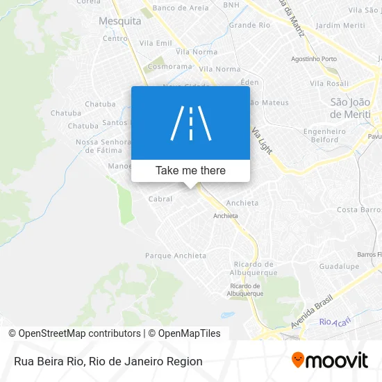 Rua Beira Rio map