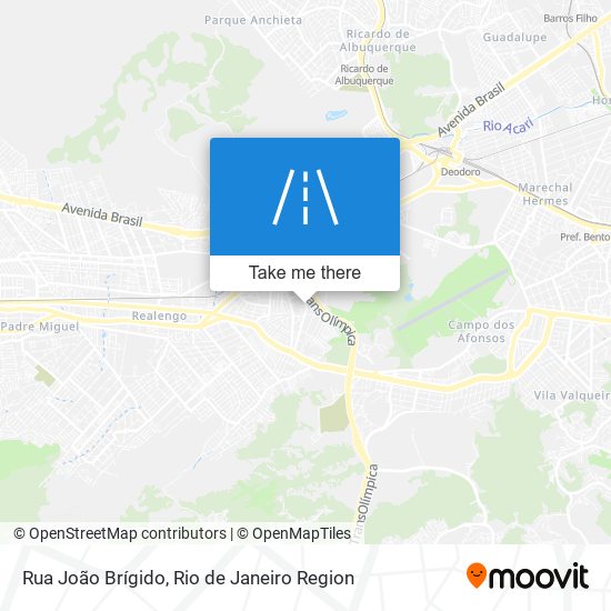 Mapa Rua João Brígido