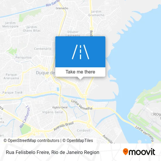 Rua Felisbelo Freire map