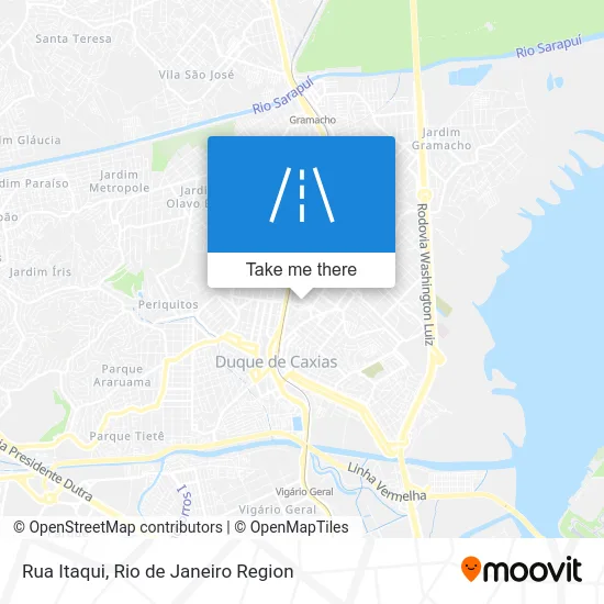 Rua Itaqui map