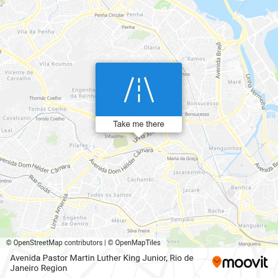 Avenida Pastor Martin Luther King Junior map